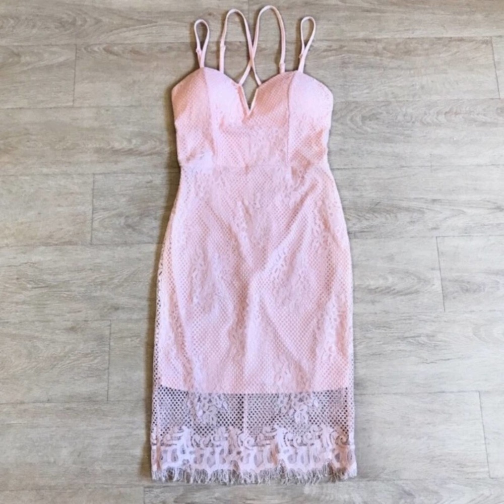 Material Girl Key West Lace Dress Sleeveless Med